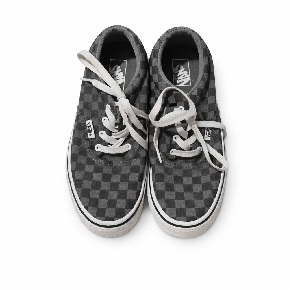 Vans Checkerboard Sneakers Youth 5 Black/Gray